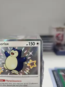 Pokemon Snorlax 202/091 SV: Paldean Fates Shiny Rare Holo Card Ability - Image 3
