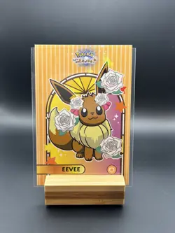 Let's Go Eevee Database Holo Peru Card: Eevee - Image 1
