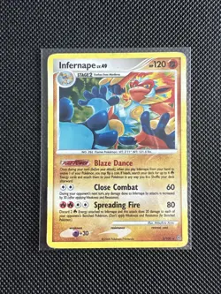 Infernape 3/100 Pokemon Stormfront Holo Rare MP Condition Pokemon Trading Card - Image 1
