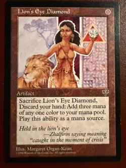 Lion's Eye Diamond Mirage Magic: The Gathering - LP - Image 1