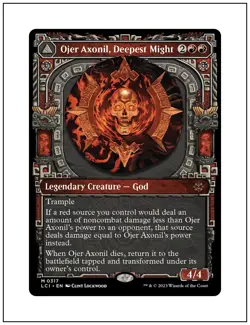 1x Ojer Axonil, Deepest Might, Showcase Art, Lost Caverns Ixalan, Magic MTG NM - Image 1