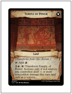 1x Ojer Axonil, Deepest Might, Showcase Art, Lost Caverns Ixalan, Magic MTG NM - Image 2