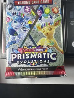 22.33g Prismatic Evolutions Pokemon Booster Pack New Sealed - Image 2