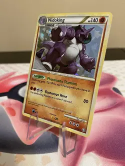 Nidoking Cracked Ice Holo Rare Triumphant 6/102 Pokemon TCG NM - Image 3