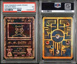2000 Pokemon Ancient Mew PSA 5 EX Promo Movie Game Holo Vintage Card - Image 3