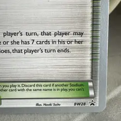 2011 Pokemon World Championships Tropical Beach BW28 The Truth Black Star Promo - Image 4