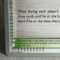 2011 Pokemon World Championships Tropical Beach BW28 The Truth Black Star Promo - Image 5