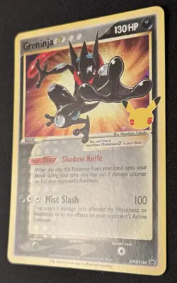Pokemon TCG Celebrations Greninja SWSH144 Black Star Promo Holo - Image 2