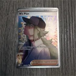 Pokemon N's Plan 170/086 Sv Black Bolt Special Illustration Rare Holo Trainer - Image 1