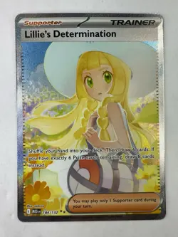 Pokemon Lillie's Determination 184/132 Mega Evolution Special Illustration Rare - Image 1