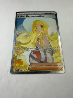 Pokemon Lillie's Determination 184/132 Mega Evolution Special Illustration Rare - Image 2