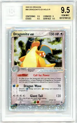 Pokemon Dragonite EX #90 EX Dragon Holo BGS 9.5 Gem Mint - Image 1