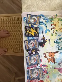 These Are Some Pokemon Cards In Korean And In Japanese And An English Card - Image 2