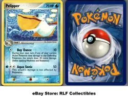 2005 Pokemon, EX Deoxys, #21/107 Pelipper, Rare - Image 1