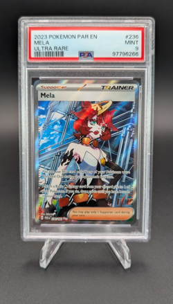 Mela 2023 Pokemon PAR EN Ultra Rare #236 PSA 9 Mint - Image 1