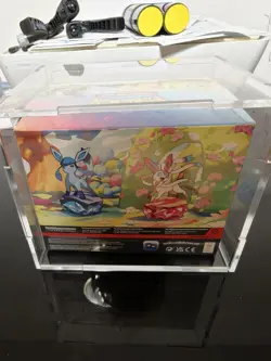 Pokemon Prismatic Evolutions Mini Tin Display Box Sealed With Acrylic Case - Image 2