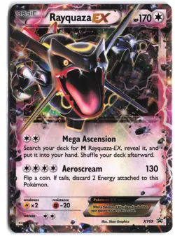Rayquaza EX XY69 Promo XY Black Star Promos Pokemon - Image 1