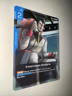 GD01-099 Intercept Orders Rare Gundam Card Game TCG CCG English - Image 2