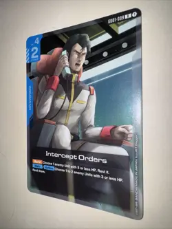 GD01-099 Intercept Orders Rare Gundam Card Game TCG CCG English - Image 3
