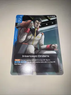GD01-099 Intercept Orders Rare Gundam Card Game TCG CCG English - Image 4