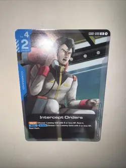 GD01-099 Intercept Orders Rare Gundam Card Game TCG CCG English - Image 5