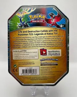 (402996) Pokemon 2014 Yveltal Legends of Kalos Collectors Tin - Factory Sealed - Image 4
