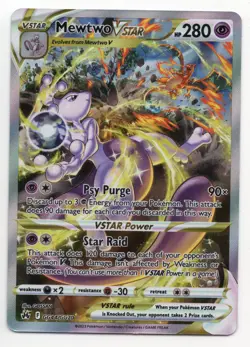 Pokemon TCG: Crown Zenith Galarian Gallery *Foil* Mewtwo VSTAR (GG44/GG70) - Image 1