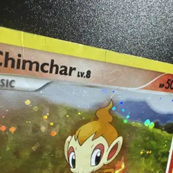 Pokemon TCG Chimchar 76/130 Cosmos Holo Diamond & Pearl Base HP/MP - Image 4