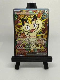 Meowth ex 121/088 Special Illustration Rare - Perfect Order SIR Pokemon NM - Image 1
