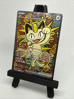 Meowth ex 121/088 Special Illustration Rare - Perfect Order SIR Pokemon NM - Image 4