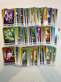 208 MP File Carddass Bandai Set Lot Pokemon Pocket Monster 1997 - Image 1