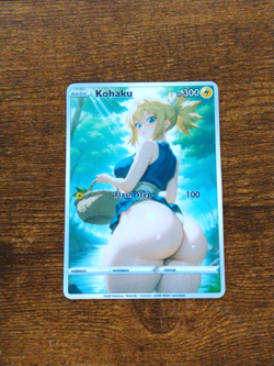 Beautiful Waifu Card - Kohaku Goddess ACG Custom DIY Fan Art Card - Image 1