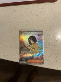 Pokemon TCG Erika's Invitation Scarlet & Violet Holo Card 203/165 - Image 1