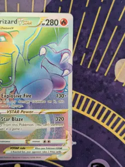 Pokemon TCG Charizard VSTAR 174/172 Rainbow NM - Image 4
