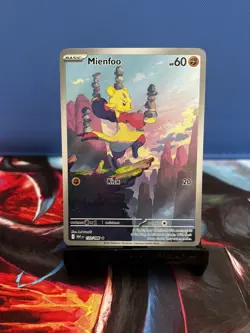 Pokemon TCG Mienfoo 133/086 Sv: White Flare Illustration Rare Holo Basic - Image 1