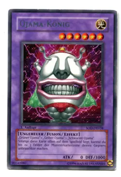 Yu-Gi-Oh! PLAYED/POOR Ojama Konig Rare - Image 1