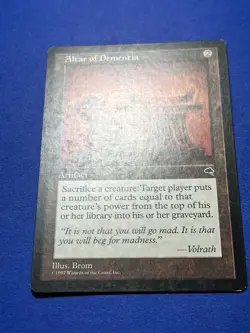 MTG Magic the Gathering -Altar of Dementia- Tempest (MP) - Image 3