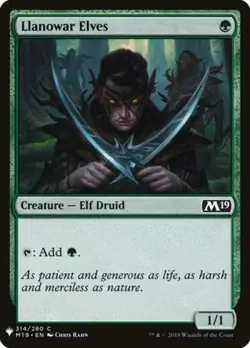 Llanowar Elves - Near Mint MTG Mystery Booster - Image 1