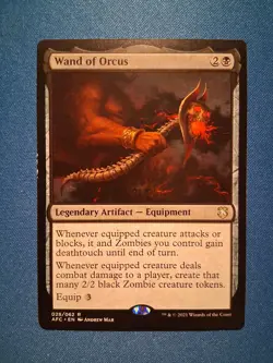 Wand of Orcus Commander: Adventures in the Forgotten Realms LP Magic MTG - Image 1