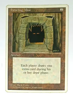 Magic the Gathering * MTG * Howling Mine * Fourth * LP - Image 1
