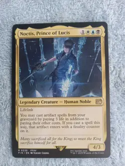 x1 Noctis, Prince of Lucis R MTG Final Fantasy MINT PACK FRESH, English - Image 1