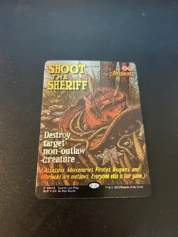 1 FULL ART FOIL PROMO Shoot the Sheriff NM RCQ Magic MTG Secret Lair SLP - Image 1