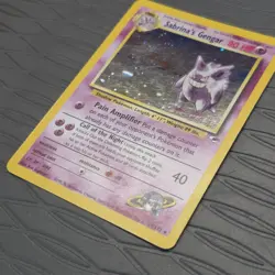 Sabrina's Gengar Holo Rare Gym Heroes Card 14/132 LP - Image 3