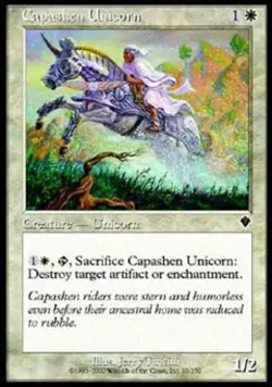 Capashen Unicorn - Medium Play MTG Invasion - Image 1