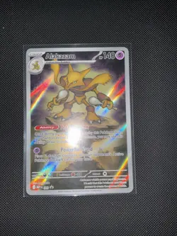 Alakazam 009 Mega Evolution Black Star Promo Pokemon TCG Card NM - Image 1