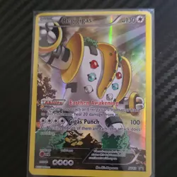 Pokemon Regigigas XY82 Full Art Promo Holo Basic 130 HP Gigas Punch Card English - Image 1
