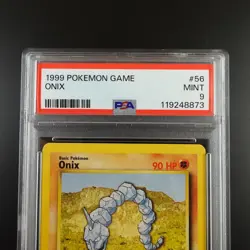 PSA 9 Onix 56/102 Pokemon Base Set 1999 Non Holo Card - Image 2