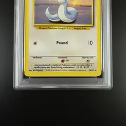 PSA 9 Dratini 26/102 Pokemon Base Set Unlimted 1999 Card Graded Pokemon - Image 3