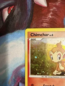 Chimchar - (Cosmos Holo) 076/130 Miscellaneous Cards & Products Holo Light Play - Image 2