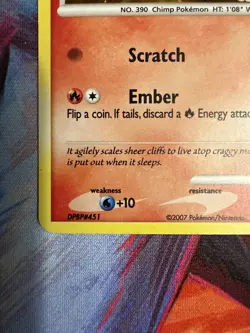 Chimchar - (Cosmos Holo) 076/130 Miscellaneous Cards & Products Holo Light Play - Image 5